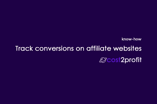 affiliate website conversion tracking